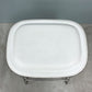 カッペリーニ Cappellini ハイパッドスツール Hi pad Stool ホワイトレザー×ステンレススチール ジャスパー・モリソン Jasper Morrison イタリアモダン ◎