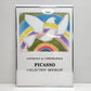 パブロ・ピカソ EXPOSITION de LITHOGRAPHIE - PICASSO COLLECTION MOURLOT 1988 限定10枚 リトグラフ アートフレーム ポスター 54.5×76.5cm 額装品 ●