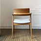 冨士ファニチア FUJI FURNITURE コティ Koti アームレスチェア ウォールナット材 カバーリング ハーフアーム 北欧スタイル ◎