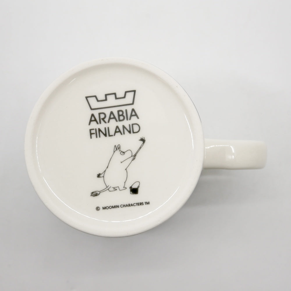 アラビア ARABIA ムーミンマグ MOOMIN スニフ ブラウン 廃番 フィンランド 北欧食器 ●