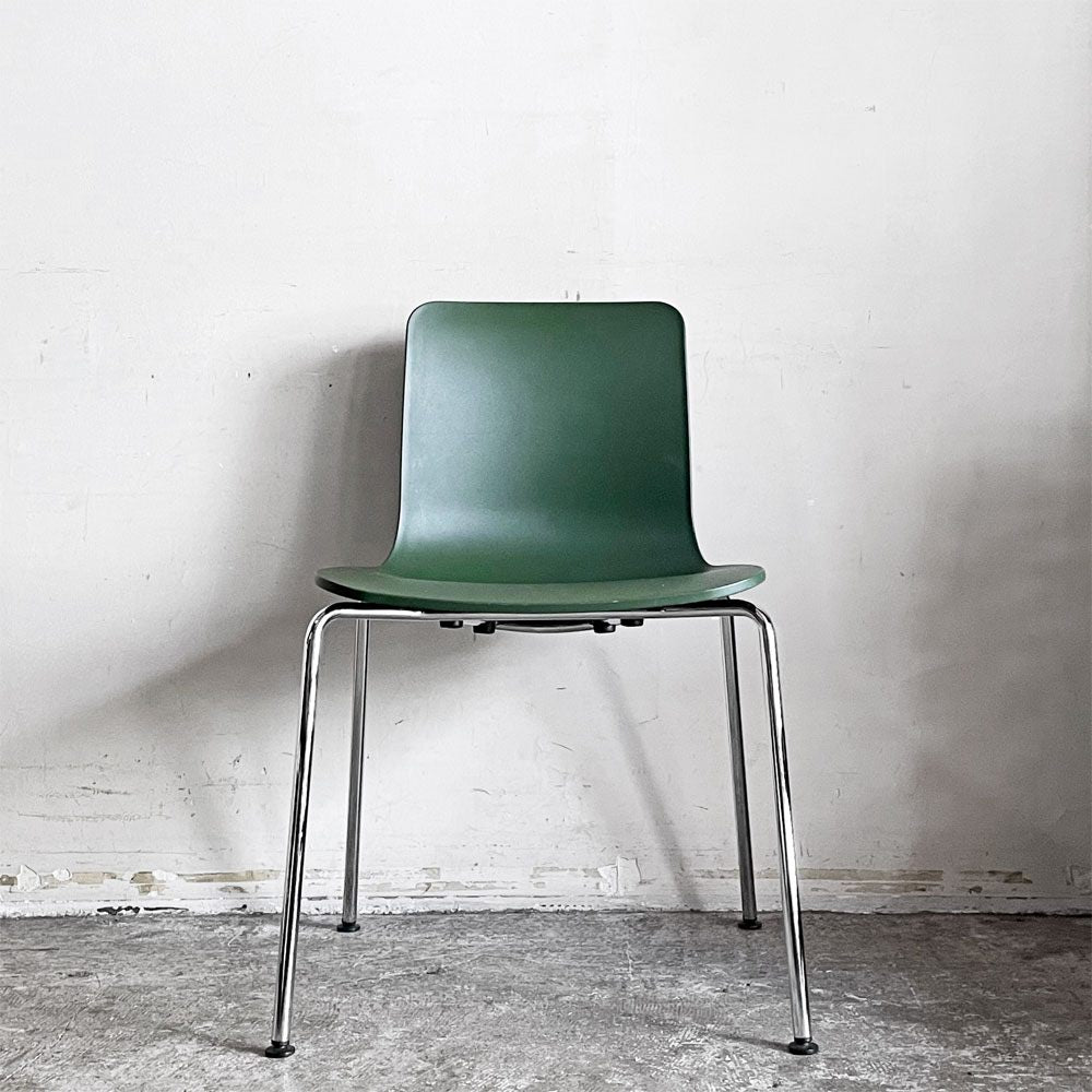 ヴィトラ vitra ハルチューブ HAL Tube サイドチェア ダイニングチェア スタッキング グリーン ジャスパー・モリソン C ■