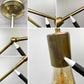 アクメファニチャー ACME Furniture ソリッドブラスランプ SOLID BRASS LAMP 6アームシャンデリア 6ARM CHANDELIER 真鍮 シーリングライト ミッドセンチュリー インダストリアル レトロスタイル ●