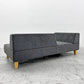 フランネルソファ FLANNEL SOFA ピヴォ PIVO ONE ARM SOFA 片アームソファ  2.5人掛け ファブリック グレー系 モダンデザイン 〓