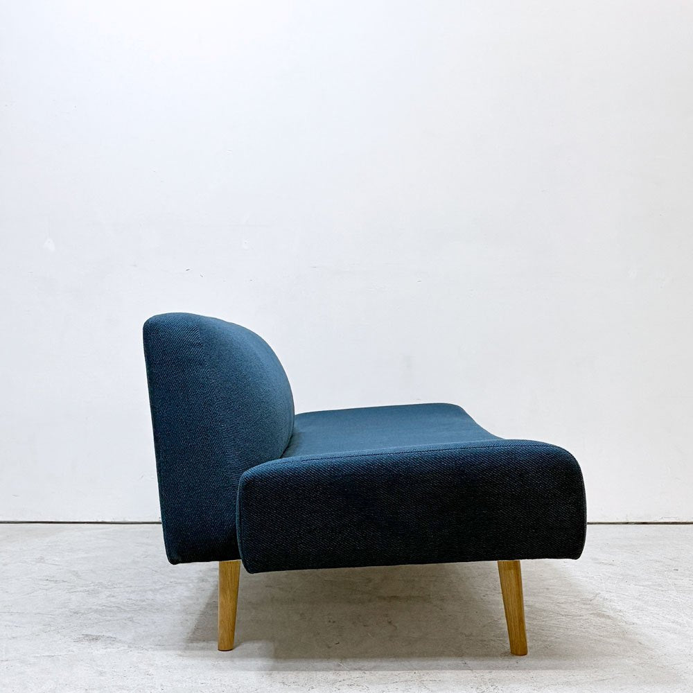 イデー IDEE アーオ ソファ AO SOFA 2シーター 2Pソファ 2人掛け ファブリック 岡嶌要 モダンデザイン ブルー 定価￥89,900- ●