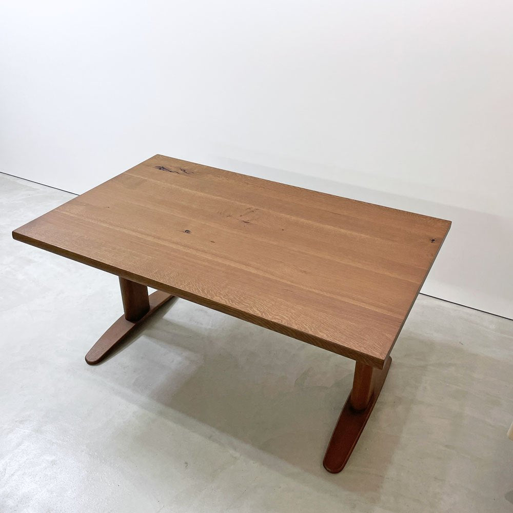 飛騨産業 HIDA 森のことば ダイニングテーブル ホワイトオーク無垢材 DUカラー W145cm 佐々木 敏光 ●