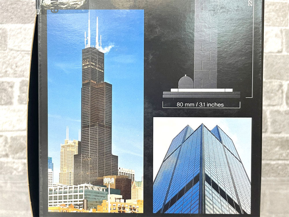 レゴ LEGO アーキテクチャー Architecture シアーズ・タワー Sears Tower 21000 ウィリス・タワー 箱付き 未開封品 サイン入り デンマーク ●