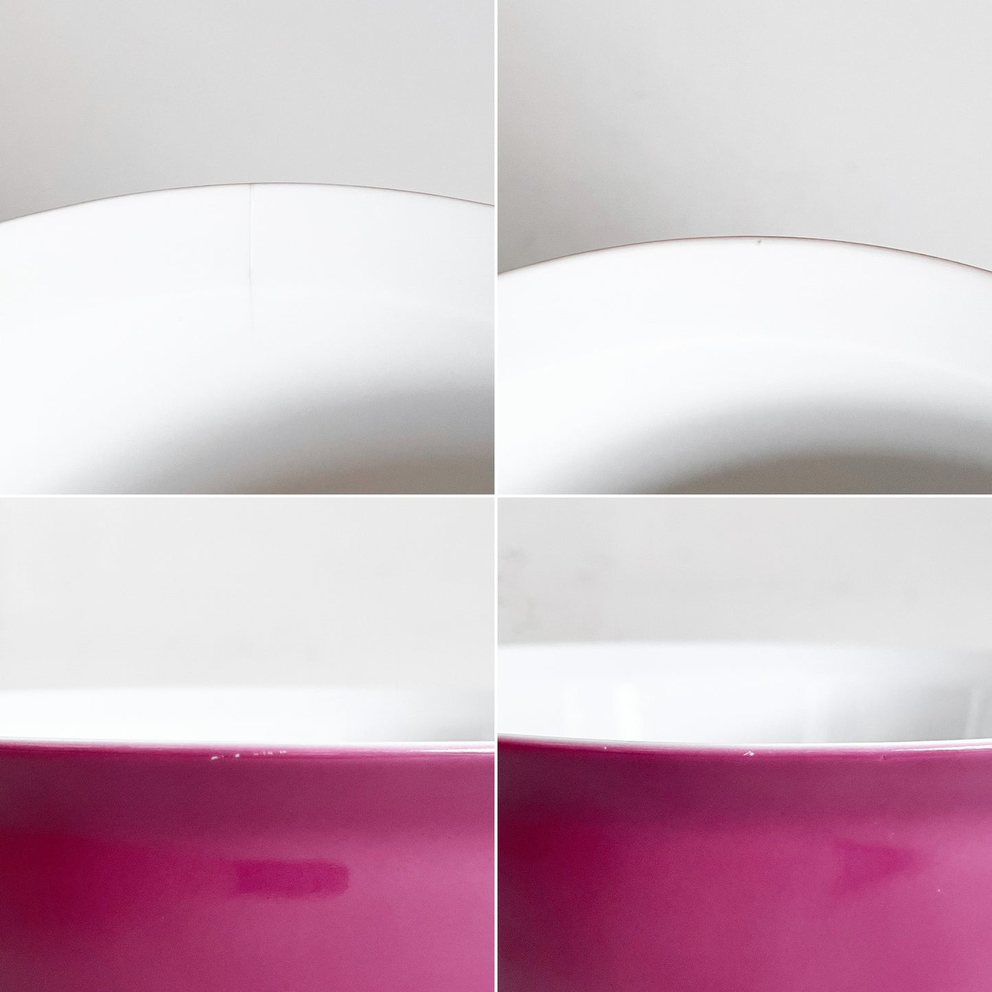 ローゼンタール Rosenthal ベルリン BERLIN ボウル ホワイト＆バーガンディレッド 陶器 ドイツ ビンテージ ■