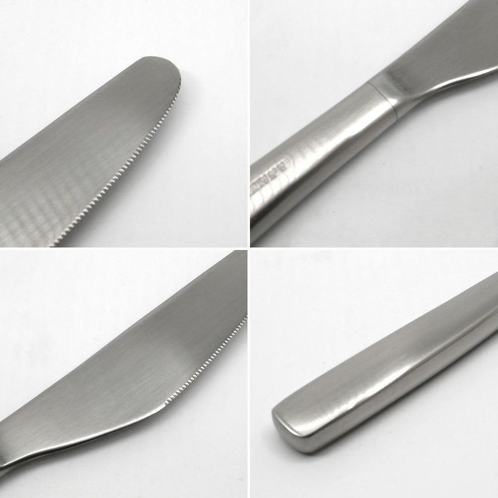 アレッシィ ALESSI KnifeForkSpoon AJM22/3シリーズ ステンレスカトラリー テーブルナイフ 6本セット ジャスパー・モリソン 未使用品 B ●