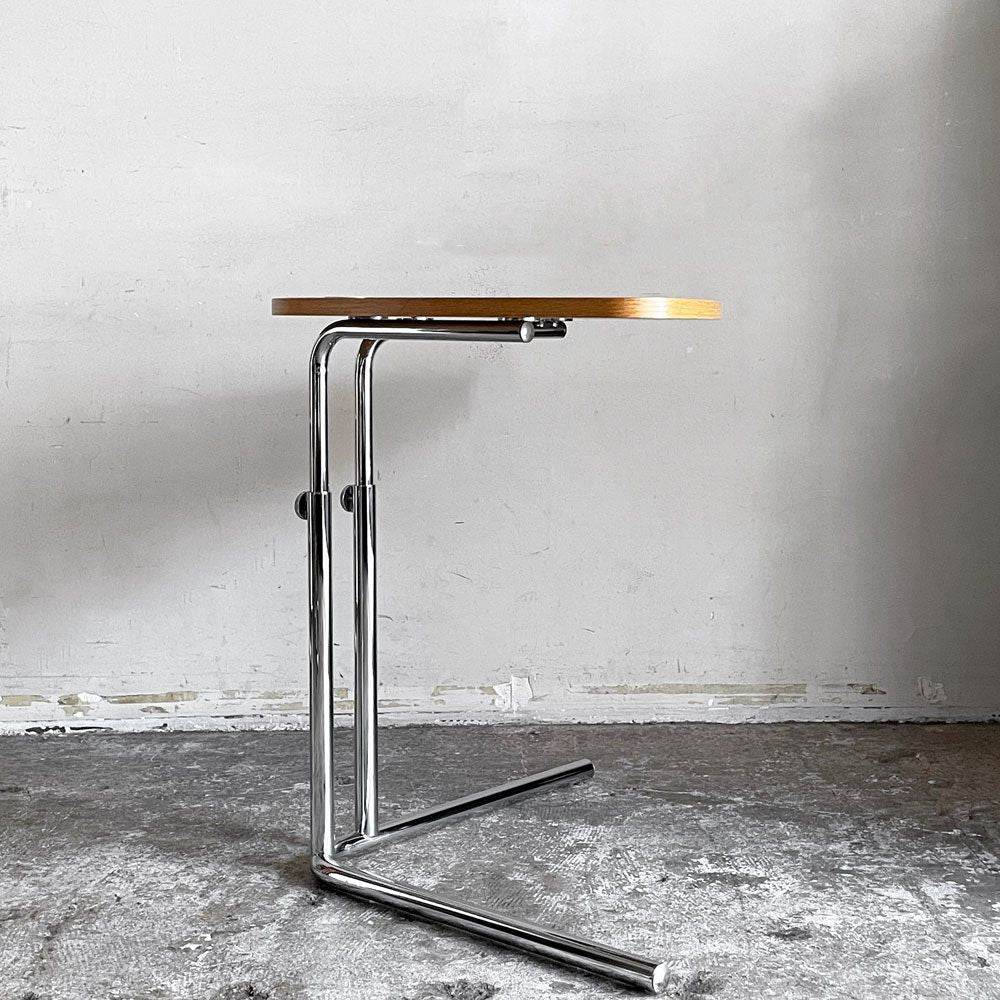 テクタ TECTA K22 サイドテーブル SIDE TABLE オーク材 高さ調整可 アクセル・ブロッホイザー アレキサンダーカルダー ドイツ バウハウス ■