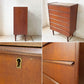 北欧ビンテージ Scandinabian Vintage チェスト キャビネット 6ドロワーズ チーク材 H101cm デンマーク 北欧家具 鍵欠品 ★