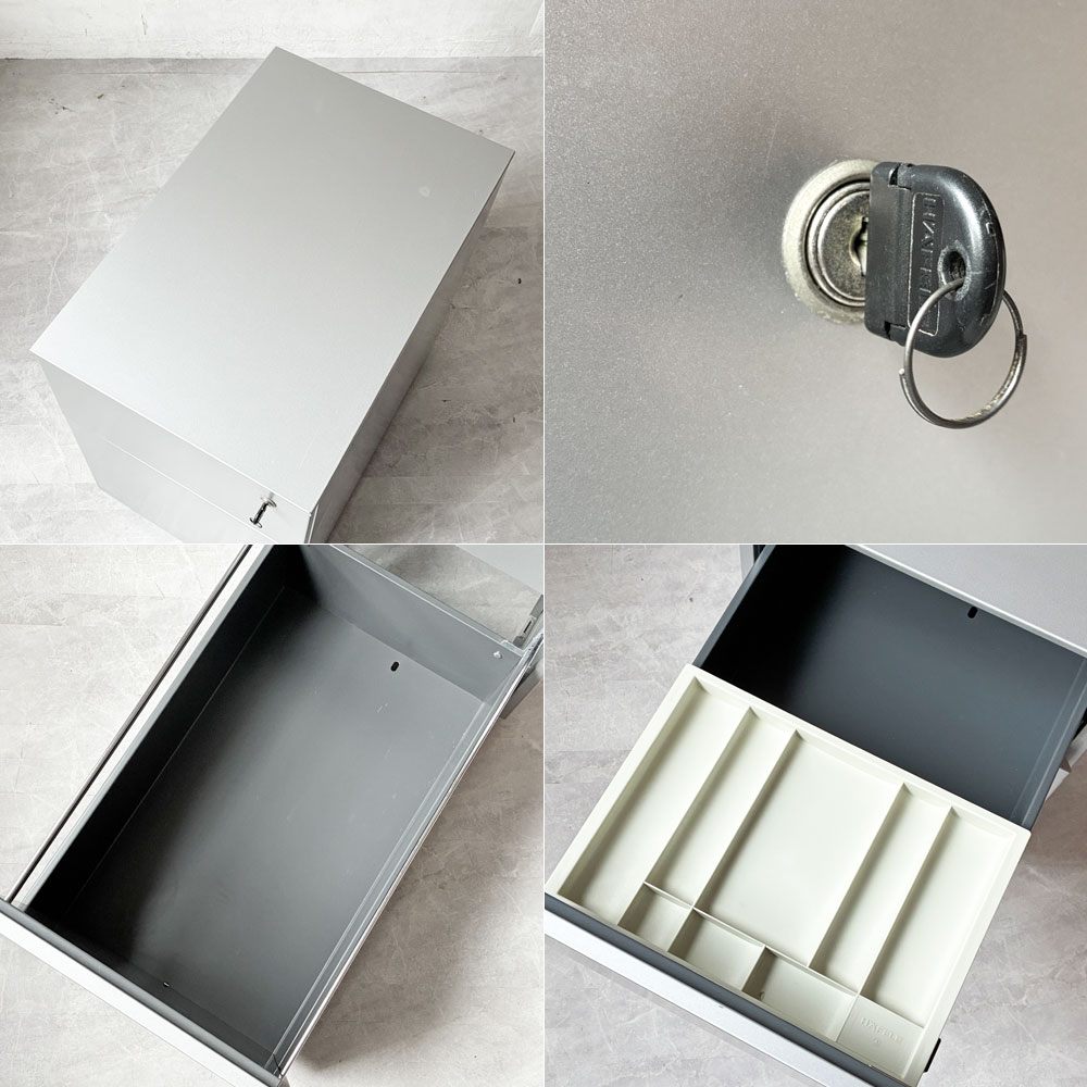 カッシーナ Cassina ixc. AFドロワー AF DRAWER デスクキャビネット ワゴン 鍵付属 キャスターロック機能付き モダン イタリア A ★