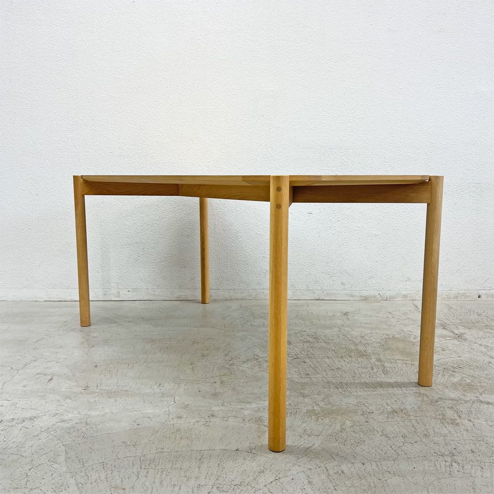 カリモクニュースタンダード Karimoku キャストール ダイニングテーブル CASTOR TABLE 150 国産ナラ材 ピュアオークカラー 定価145,200円 〓
