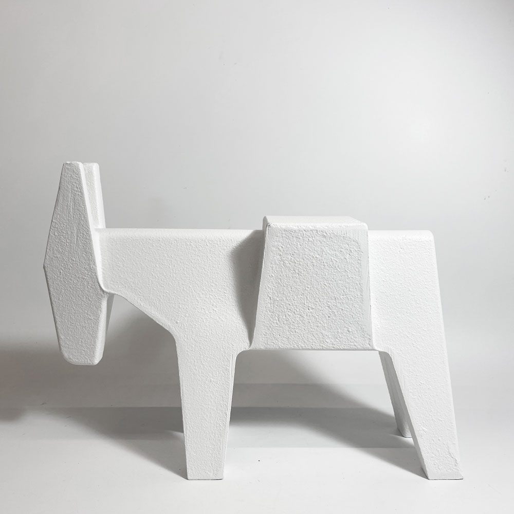 マジス MAGIS エットレ Ettore ドアストッパー ブックエンド オブジェ フィギュリン スノーホワイト 鋳鉄 コンスタンチン グルチッチ 未使用品 イタリア モダン 定価37.400- ★
