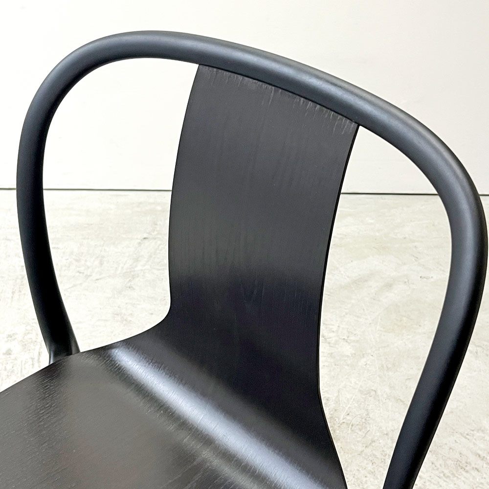 ヴィトラ Vitra ベルヴィルチェア Belleville Chair アームレスチェア ダイニングチェア スタッキングチェア オーク材 ダークブラウン系カラー ロナン & エルワン・ブルレック B ●