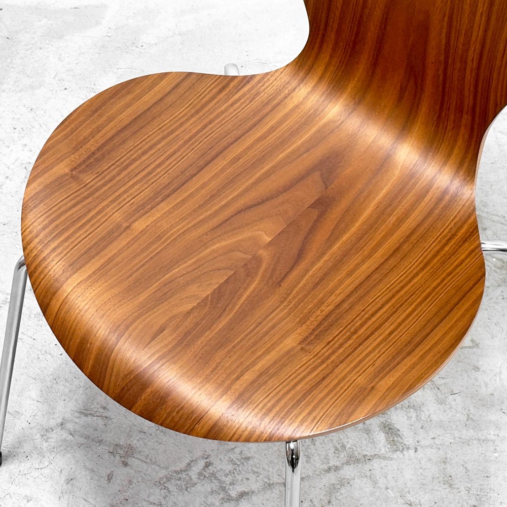 フリッツハンセン Fritz Hansen セブンチェア Seven Chair ダイニングチェア アルネヤコブセン Arne Jacobsen ウォールナット材 北欧家具 B●