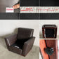 Cassina カッシーナ 622 IMPERIAL TOKYO インペリアルトーキョー 1人掛けソファ 1PSOFA 本革 帝国ホテル フランク・ロイド・ライト 廃番 B 〓