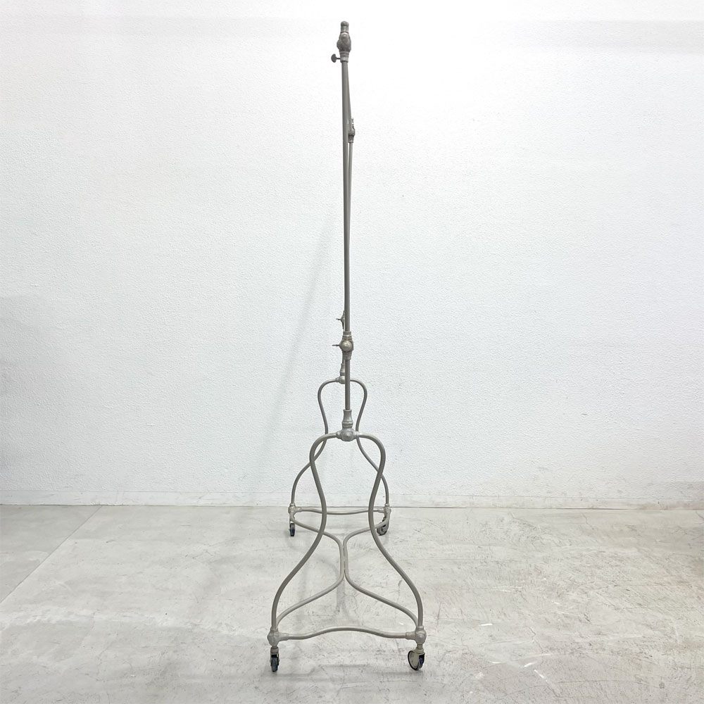 P. Lauzur paris ハンガーラック 2段 W135×H196cm アイアン 鋳鉄 高さ調整可 フランスビンテージ アールヌーヴォー A 〓