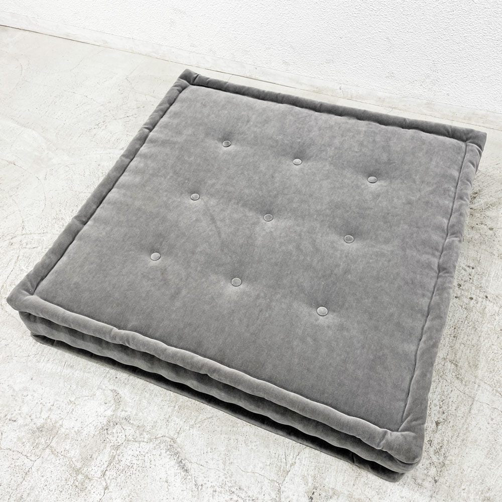 ロッシュ ボボア ROCHE BOBOIS マ ジョン Mah Jong ソファ ローソファ シートクッション グレー フランス 〓