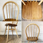 アーコール Ercol フープバックチェア ダイニングチェア スポークバック 4本タイプ エルム材 UKビンテージ 英国家具 ◎