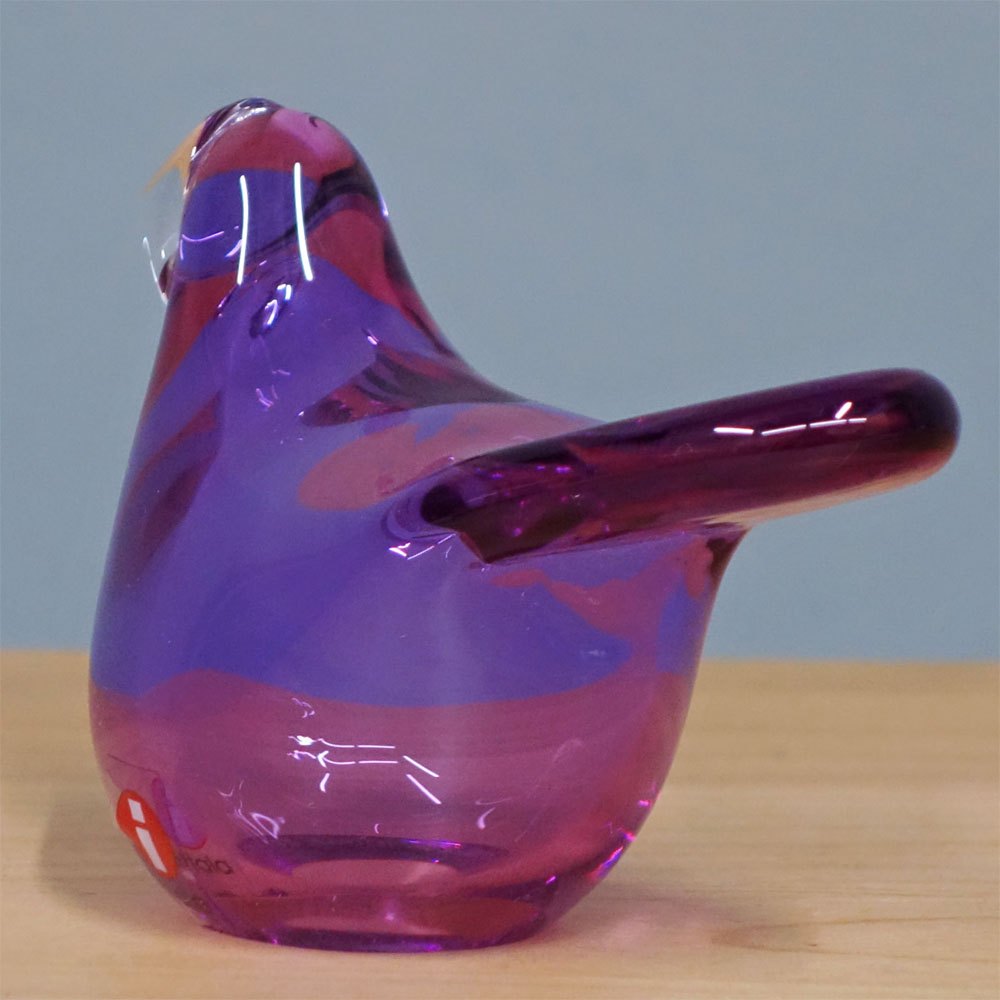 イッタラ iittala バーズバイトイッカ Birds by Toikka シエッポ Sieppo アメジスト × クリア 2015年 131/1000 イッタラバード オイバ・トイッカ SCOPE別注 ◎