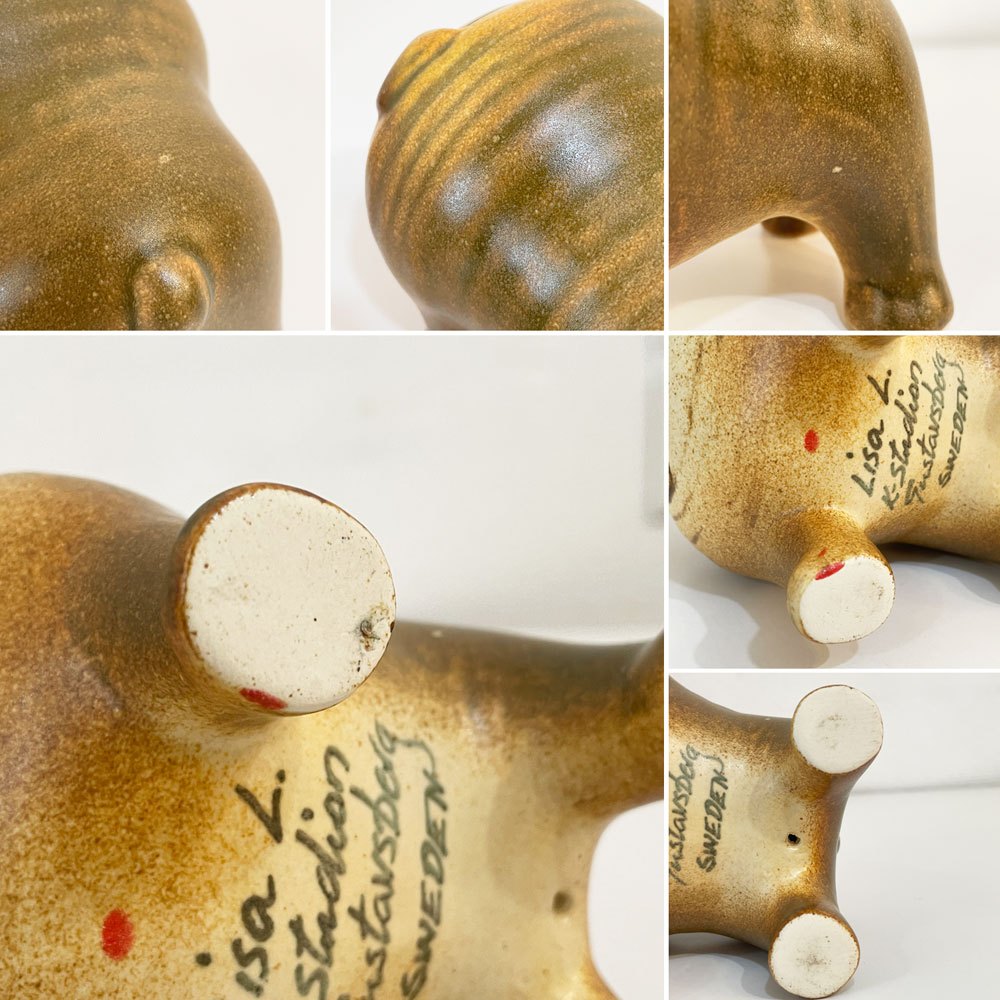 グスタフスベリ KERAMIK STUDION GUSTAVSBERG ケンネルシリーズ KENNEL ブルドッグ M 復刻品 H10cm リサ・ラーソン 北欧雑貨 ◎