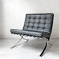 ミース・ファン・デル・ローエ バルセロナチェア Barcelona Chair リプロダクト品 ESQ 本革 1シーターソファ モダンデザイン ミッドセンチュリー ★