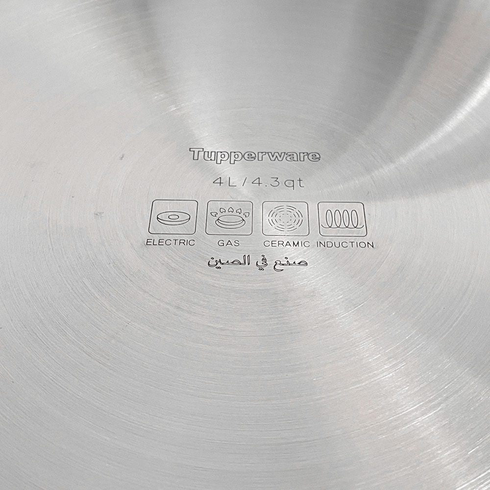 タッパーウェア Tupperware シェフシリーズ Chef Series パエリアパン Paella pan 36cm ガラス蓋付 ステンレス 日本未発売品 ■