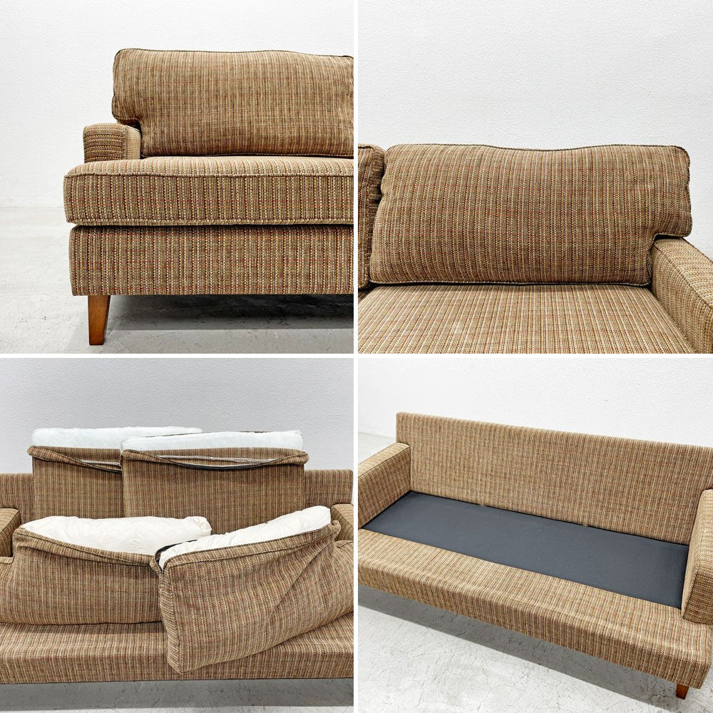 パシフィックファニチャーサービス P.F.S スタンダードB STANDARD B 3Pソファ w180cm KC CUMIN ミックスファブリック 〓
