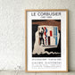 ル・コルビジェ Le Corbusier 2004-2005 Galerie Zlotowski 展覧会ポスター モデュロール Modulor 黄金比 額装品 フランス ◇