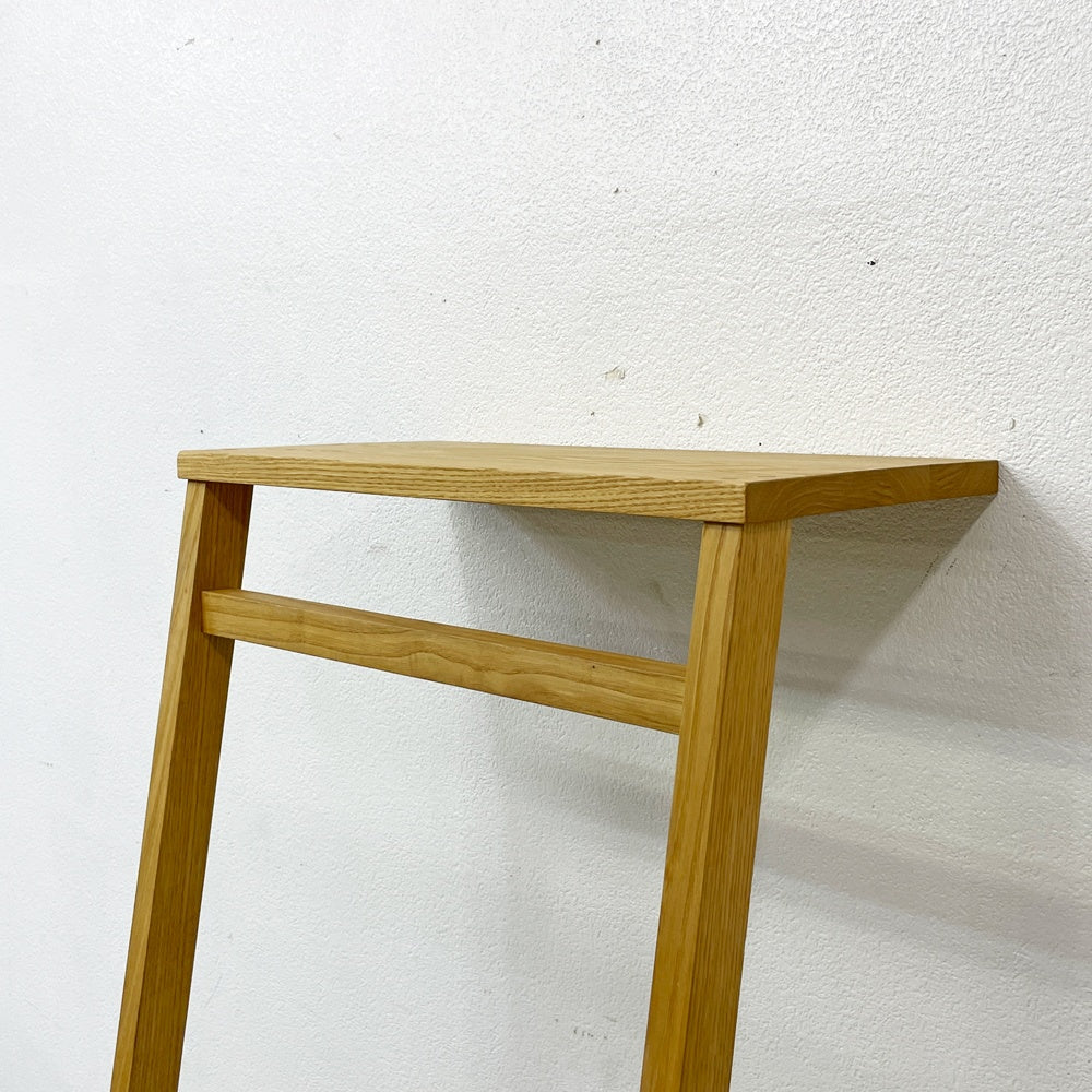 QUIET SPACE TOOL & FURNITURE ハンガーラック IKOMA クリ材 ナチュラル クラフト家具 ●