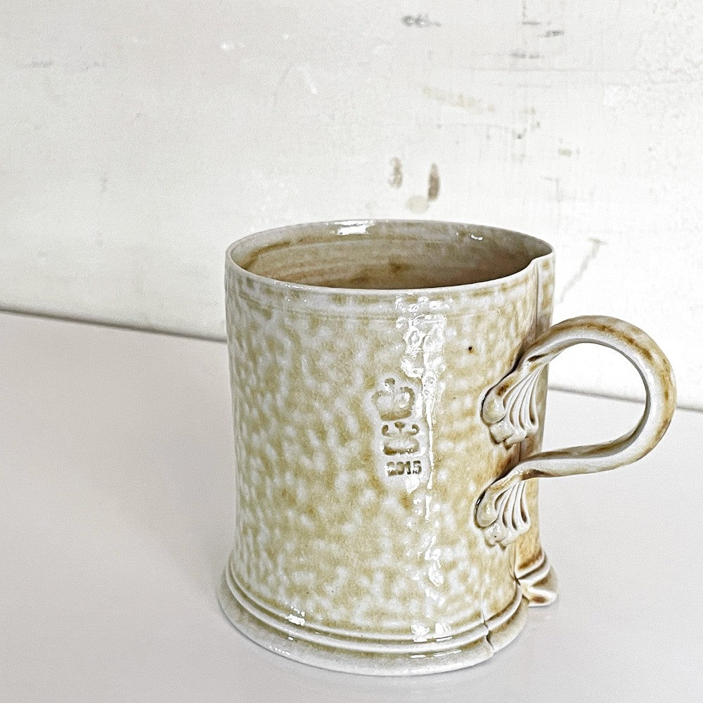 スティーブ・ハリソン Steve Harrison マグカップ ベージュ系 ソルトグレーズ ARTS&SCIENCE取扱 2015年 希少 現代作家 ■