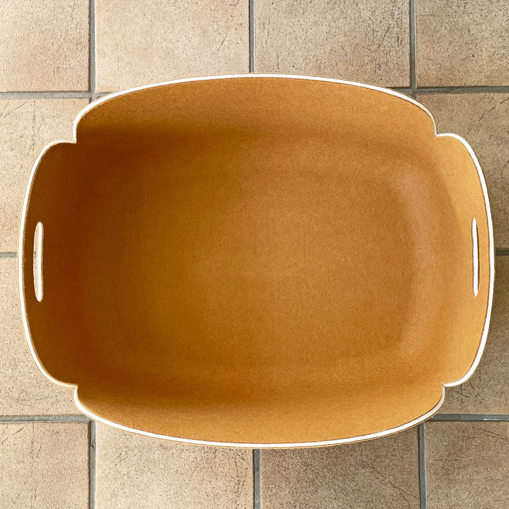 ムート MUUTO レストアバスケット RESTORE BASKET レギュラー バーントオレンジ フェルト地 ミカ トルバネン 専用袋付き デンマーク A ◇