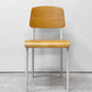 スタンダードチェア Standard chair リプロダクト ナチュラルオーク×ホワイト ジャン・プルーヴェ Jean Prouve 名作椅子 A ●