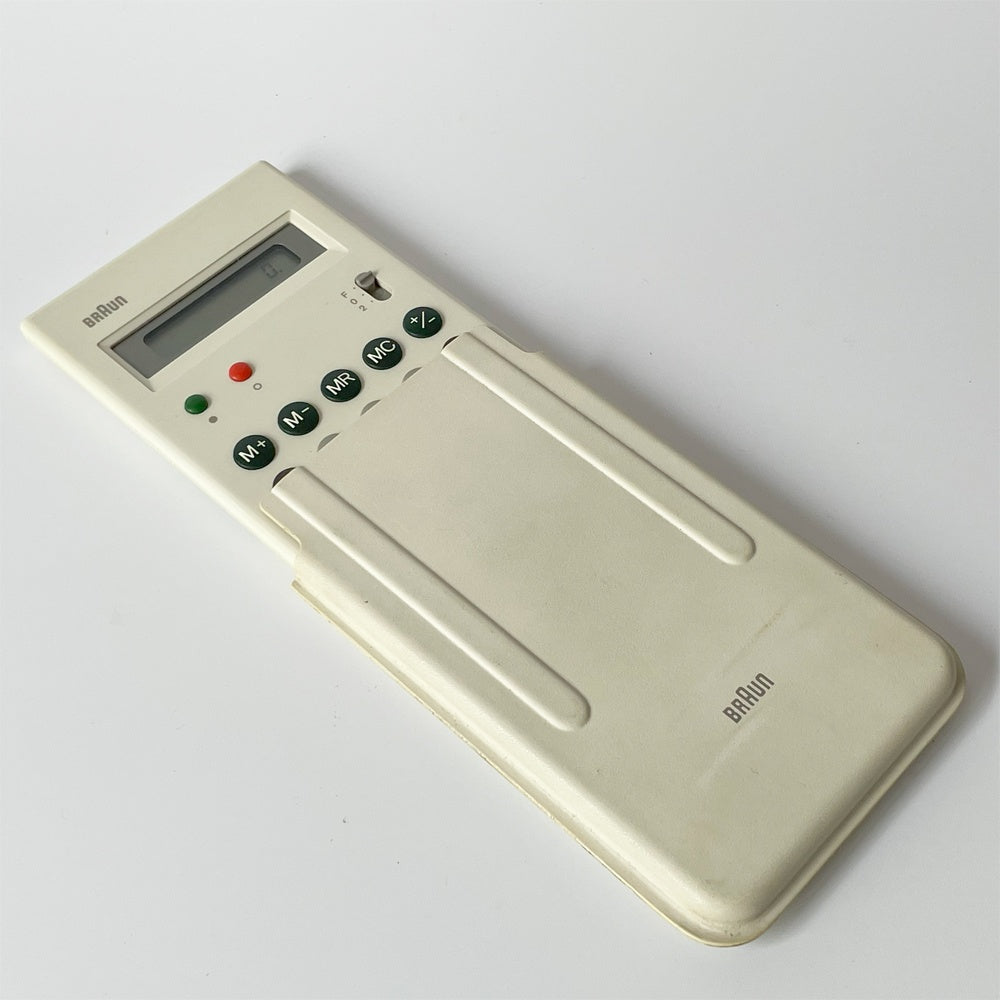 ブラウン Braun 電卓 カリキュレーター ET55 Type:4835 ホワイト ビンテージ ディーター・ラムス Dieter Rams 限定生産5000台 ★