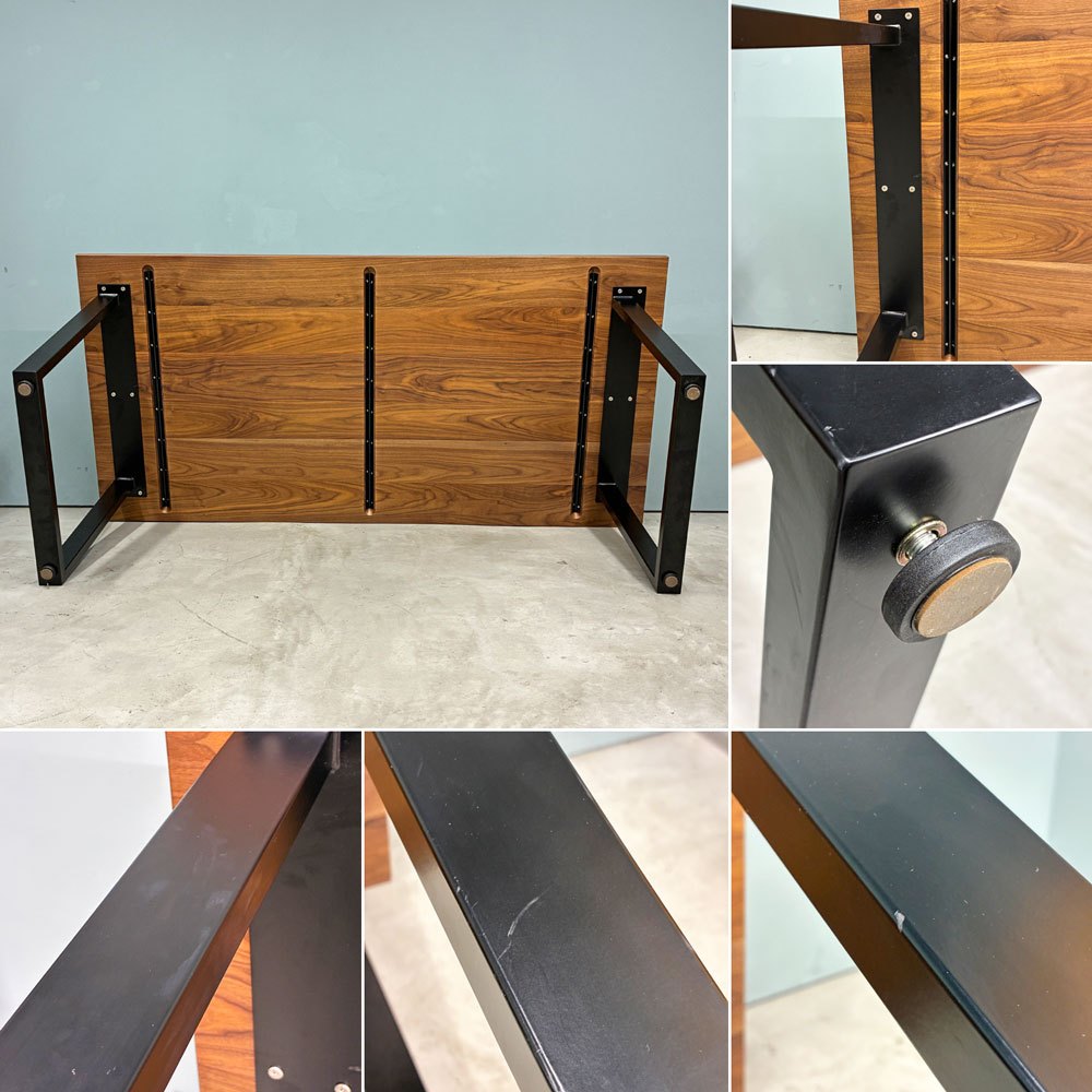 高野木工 グラム GRAM ダイニングテーブル ウォールナット材 180×90cm IDC大塚家具取扱い ナチュラルモダン 定価￥291,000- ◎