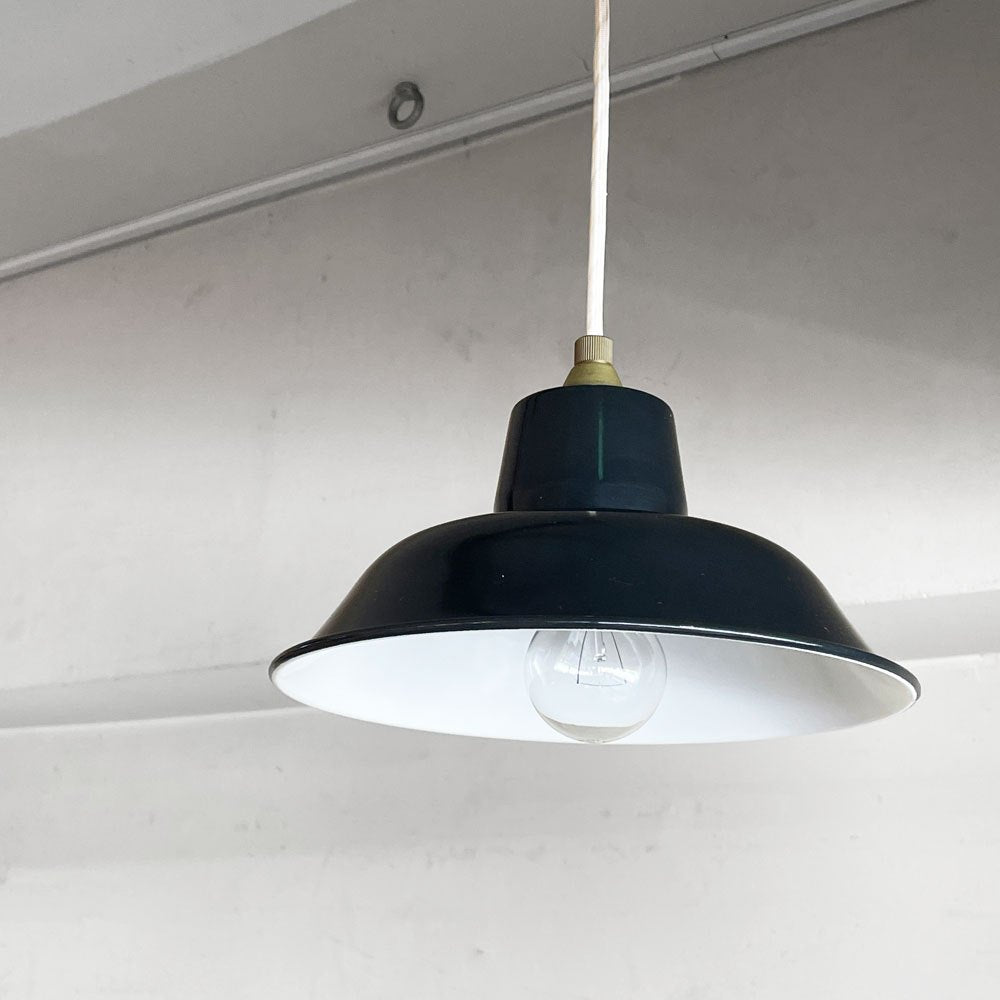 イデー IDEE ホーロー ペンダントライト PORCELAIN ENAMELED IRON 琺瑯 ブラック インダストリアルデザイン ■