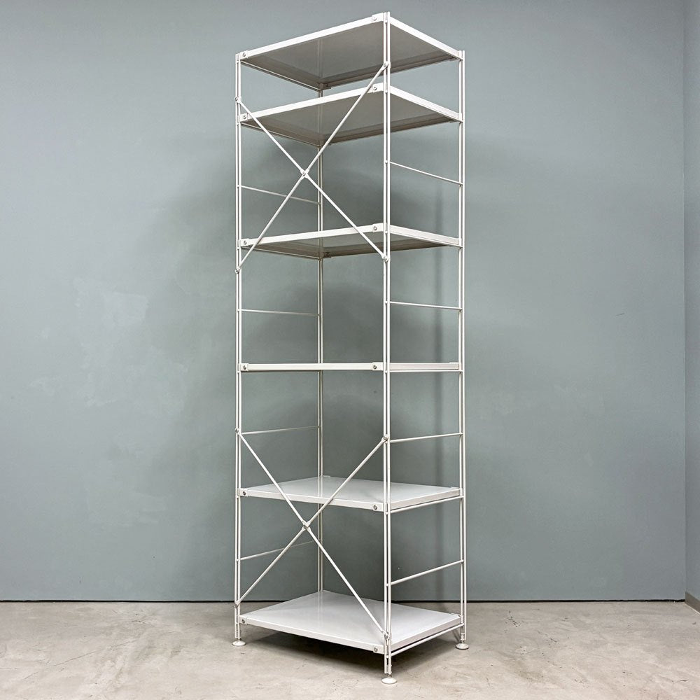 無印良品 MUJI スチールユニットシェルフ オープンシェルフ スチール棚 5段 W58 H175cm ◎