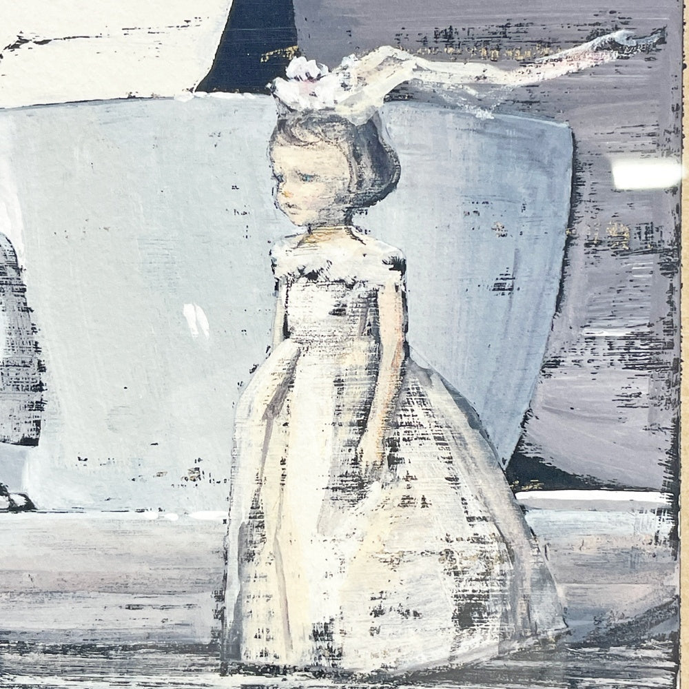 酒井駒子 森のノート 複製 原画 1/10 ジークレー版画 デジタル・リトグラフ 絵本作家 額装品 希少 ●