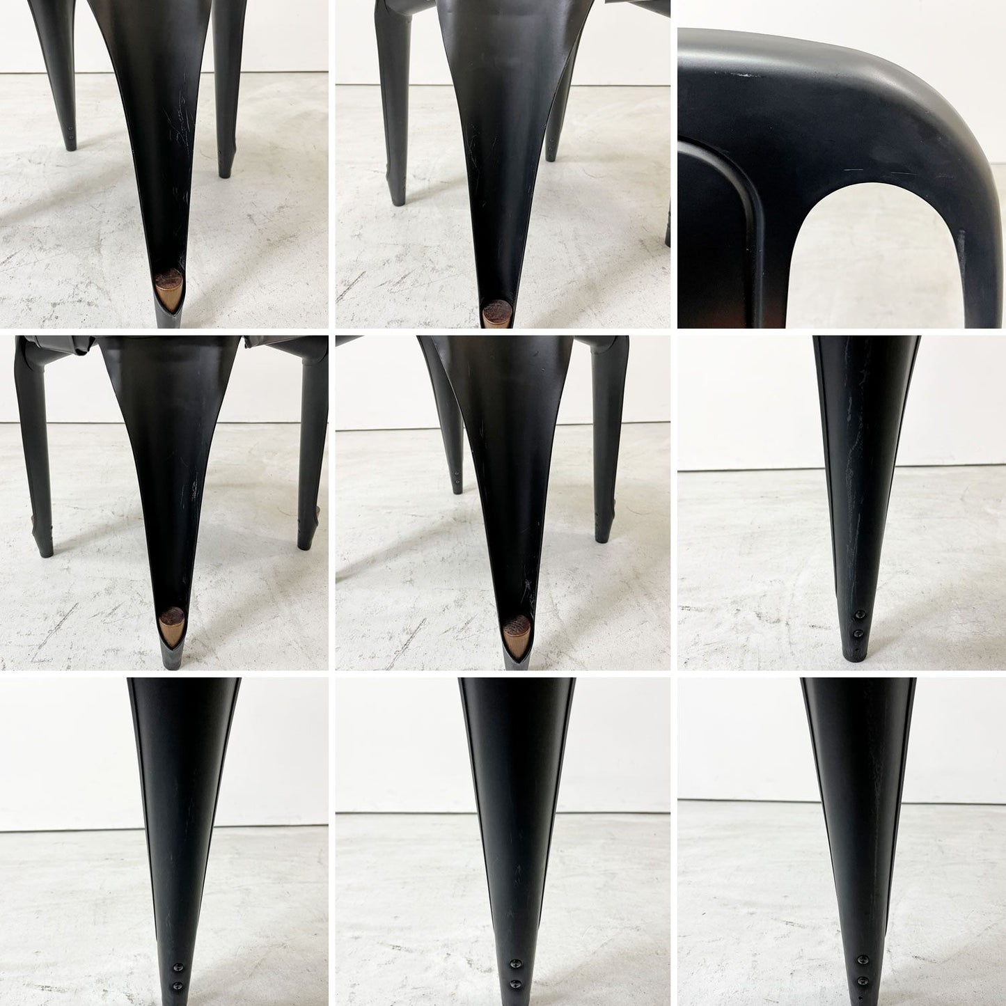 ノーザンオハイオインダストリアル Northern Ohio Industrial マルチプルズチェア Multipls Chair ダイニングチェア スタッキング ブラックスチール インダストリアルデザイン B ●