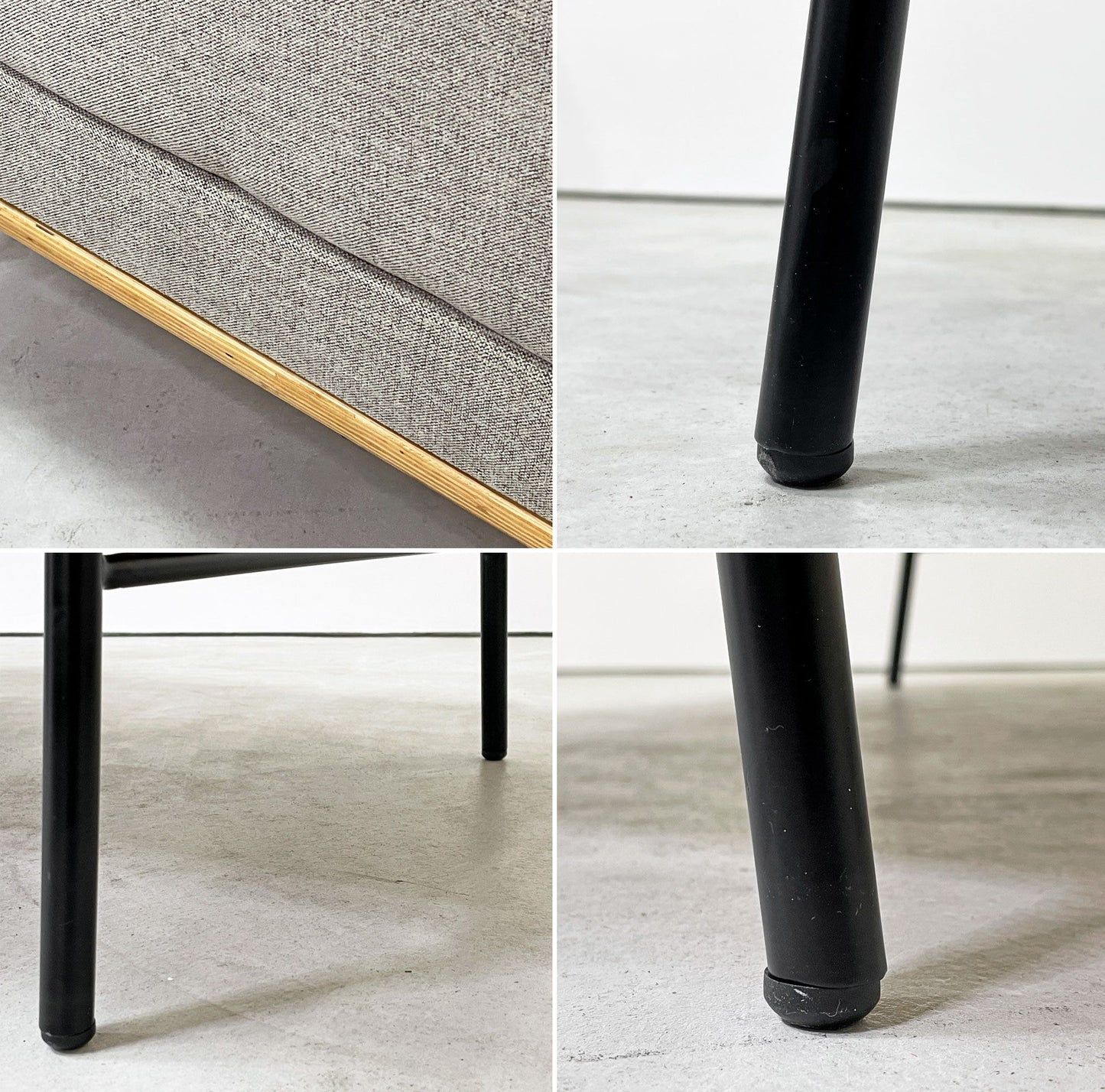 ウニコ unico ファニート ベンチ FUNEAT bench 鉄脚 オーク材 × スチールレッグ カバーリング W125cm カフェスタイル ●