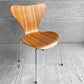 フリッツハンセン Fritz Hansen セブンチェア Seven Chair ダイニングチェア アルネヤコブセン Arne Jacobsen ナチュラルチェリー 北欧家具 D ♪