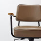 ヴィトラ vitra フォトゥイユ ディレクション ピボタン Fauteuil Direction Pivotant デスクチェア オフィスチェア 本革 ナチュラルオーク 昇降機能 ジャン・プルーヴェ Jean Prouve ●