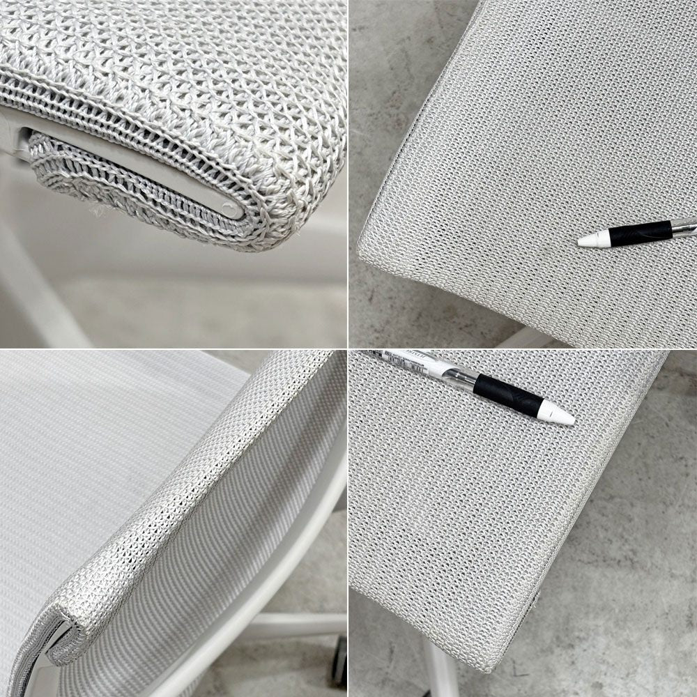 ヴィトラ Vitra フィジックス Physix デスクチェア オフィスチェア アルベルト・メダ シルバーグレー×ソフトグレー キャスターベース 昇降機能 リクライニング 2022年製 ●
