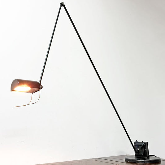 ルミナ LUMINA ダフィーネ Daphine Floor フロアライト ランプ 旧タイプ ハロゲン球 ブラック 無段階調光式 カッシーナ取扱い イタリアンモダン ●