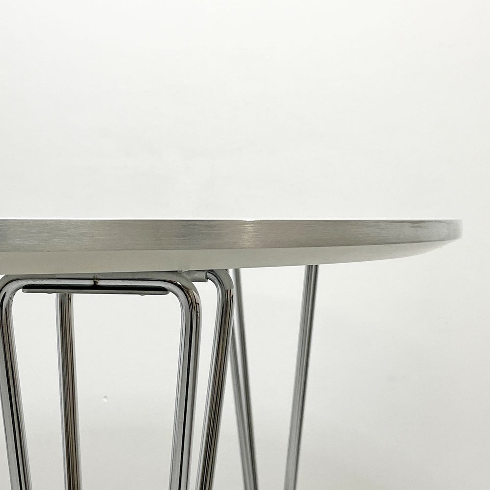 フリッツハンセン Fritz Hansen B603 スーパー円テーブル Bテーブル ダイニングテーブル 100x100cm  ピート・ヘイン アルネ・ヤコブセン ブルーノ・マットソン デンマーク 北欧家具 ●