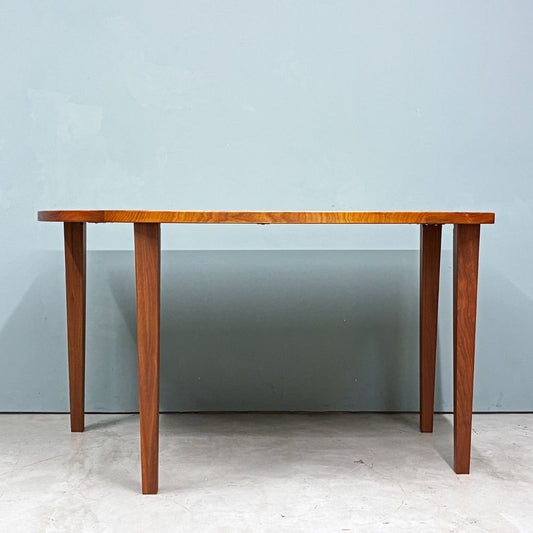 フジシ FUJISHI エーステージ Astage 変形ダイニングテーブル R天板 ウォールナット無垢材 iMAオリジナル W125cm ◎