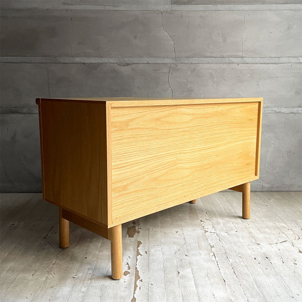 イデー IDEE スティルト サイドボード S STILT SIDEBOARD S ナチュラル テレビボード オーク材 アジャスター付 マリナ・ボーティエ モダンデザイン 定価￥79,900- ♪