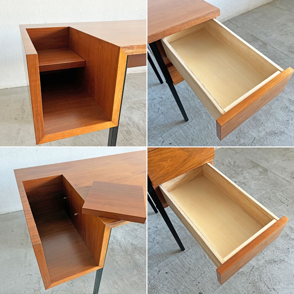 ランドスケーププロダクツ Landscape Products タイツ スタディデスク TIGHTS STUDY DESK ウォールナット材 抽斗2杯 W160cm モダンデザイン 参考定価￥253,000- 〓