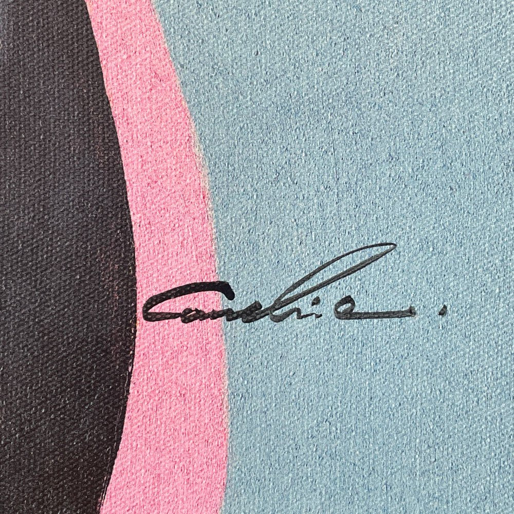 カレ KARE Picture Touched Monsieur Toto 102x72cm アクリル絵の具 フレンチブルドッグ 犬 キャンバス画 壁掛けインテリア 額装品 ドイツ ◎