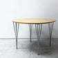 フリッツハンセン Fritz Hansen B603 スーパー円テーブル Bテーブル ダイニングテーブル 100x100cm ピート・ヘイン アルネ・ヤコブセン 北欧家具 ●